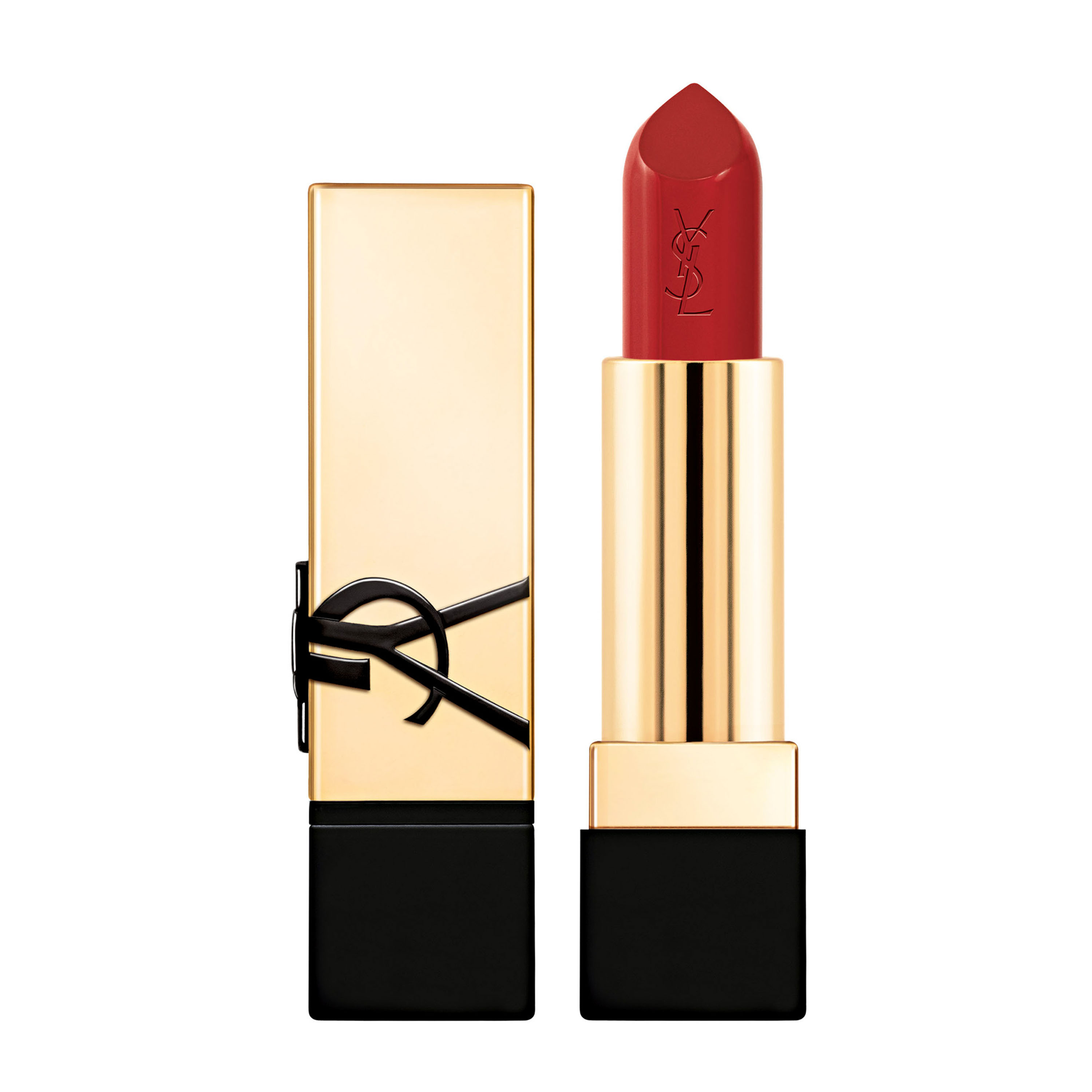 YSL Beauty Rouge Pur Couture Satin Lipstick With Ceramides Shade R1971 - Rouge Provocation Personalized Gift 48$